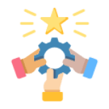 Dedicated team engagement icon